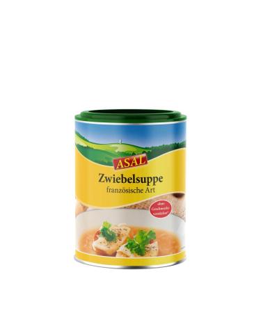 Asal onion soup (French species) 440 g for 22 plates - spicy soup with 35% onions also optimal as the basis for many other dishes low -fat 100ml only 24kcal spices have 440 gr