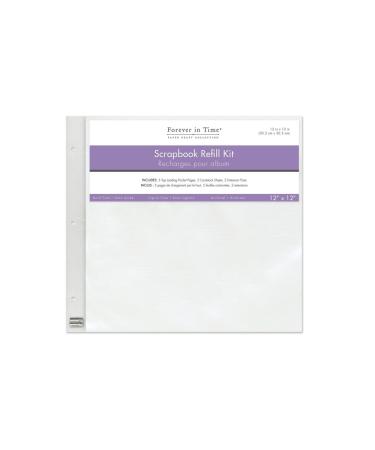Forever in Time PC040Forever In Time Post Bound Album Refill Pack 12-Inch x 12-Inch