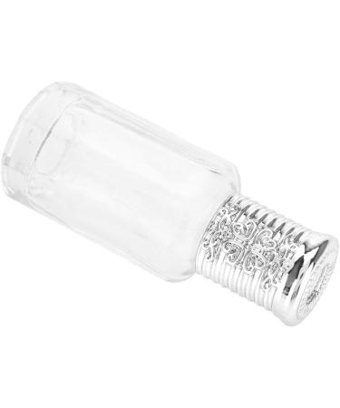 Empty Glass Roller Bottle Refillable Essential Oil Bottles 2pcs Mini Empty Glass Roller Bottle Perfume Essential Oil Bottles 10ml/12ml For Perfume Serum Lotion Aromatherapy Essential Oil(12ML-Silver) - Buy Online on SooperMarket.com