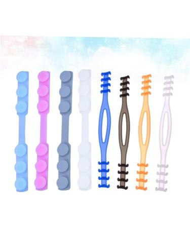Gatuida 24 PC Mask Bracket & Earring Holder - Mask Strap Hooks & Buckles - Wardrobe Organizer 15x1.5cm - Buy Online on SooperMarket.com