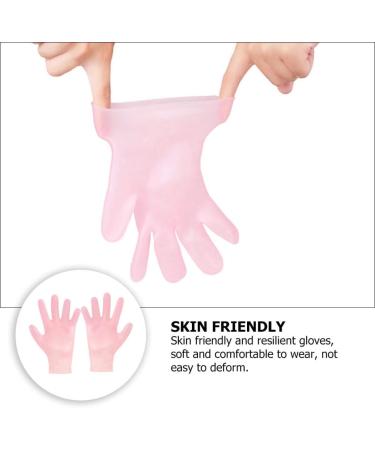 Healeved 2 Pairs Whitening Moisturizing Gloves Moisturizing Gel Gloves Healing Gloves for Dry Cracked Anti-Dry Gloves Moisturizing Hand Gloves Sokcs Pink Miss Sock Sun Protection Sebs - Buy Online on SooperMarket.com
