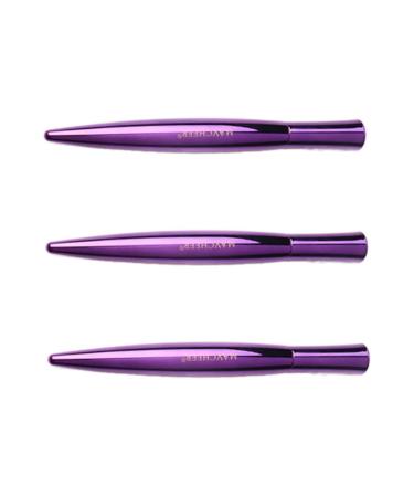 Mikinona 3pcs Women Eyeliner Thickening Effect Eyeliner Eye Liner Pencils Waterproof Eyeliner Pencil Purple