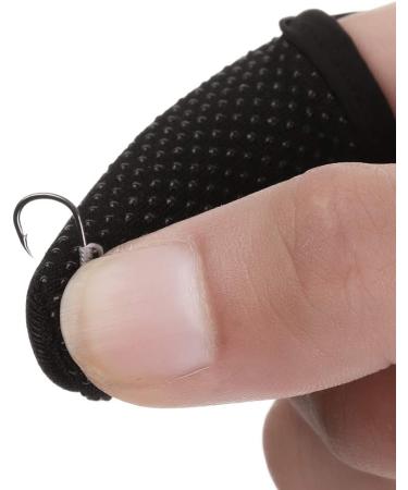 Minicart 3 Pack Anti-Slip Fishing Single-Finger Gloves - Index Finger Protector for Outdoor Fishing - Unisex Elastic Band Glove in Black - Buy Online on SooperMarket.com