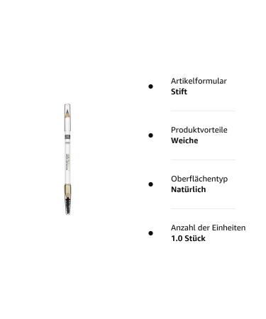 L'Or al Paris Age Perfect Eyebrow Pencil 06 True Grey - 1 Piece | Shop Internationally for Perfect Eyebrows - Buy Online on SooperMarket.com