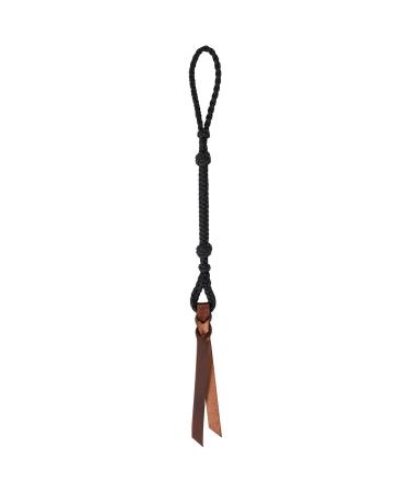 Weaver Leather Quirt with Wrist Loop Black 29-inch