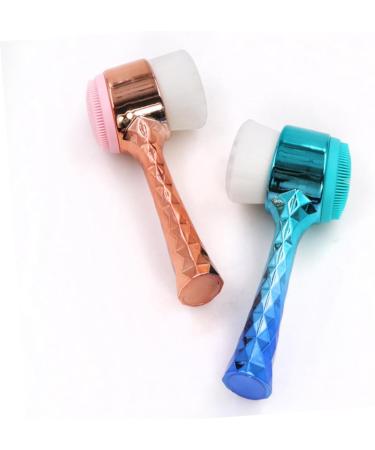Angoily Skin Care Tools - Soft Bristle Facial Brush & Blackhead Remover | Double-Sided Facial Cleansing & Pore Massager - Buy Online on SooperMarket.com