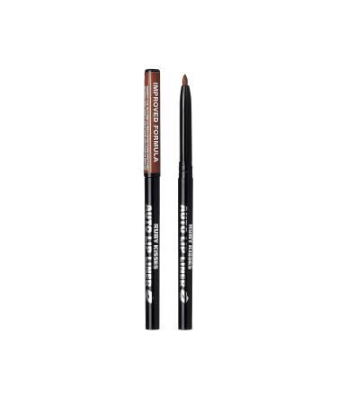 Ruby Kisses Auto Lip Liner Pencil - Long Lasting & Smooth Application - Brown - Buy Online on SooperMarket.com