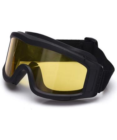 Fouos Military Airsoft Goggles - Tactical Safety Glasses with 3 Interchangeable Lenses and Anti-Fog Technology in Black - Buy Online on SooperMarket.com