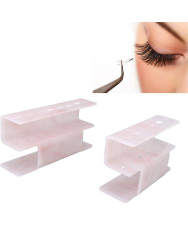 Sonew 2-Part Tweezers for Eyelashes Plastic Twizzers Organizer with 6 & 8 Holes | Beauty Salon Essential - Buy Online on SooperMarket.com