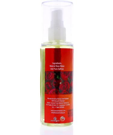 Hemani Rose Water Damask Spray with Saffron - Natural Facial Mist for Glowing Skin Hypoallergenic & Vegan 120ml - Buy Online on SooperMarket.com