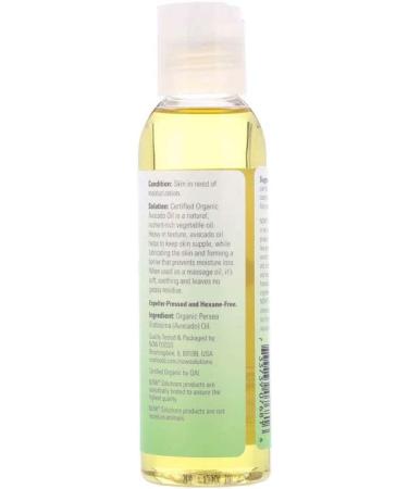 Now Foods Organic Avocado Oil 4 fl oz - Pure, Cold-Pressed & Nutrient-Rich - Buy Online on SooperMarket.com