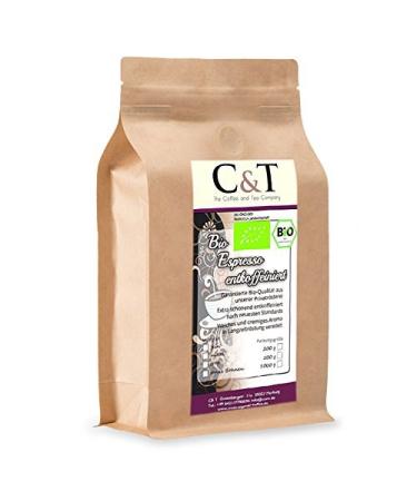 C&T Bio Espresso Crema Unt zt |Green coffee 1000g entire beansRow coffee for roasting & planting yourself |100% green coffee beans Arabica |Cafe in the power paper bag