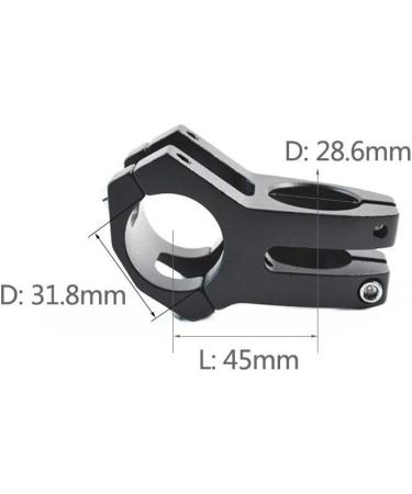 45mm Wake Mountain Bike Short Handlebar Stem | Aluminum Alloy | For MTB, Road Bike, BMX, Fixie Gear | Black Blue Gold Red - Buy Online on SooperMarket.com