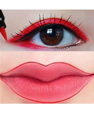 Go Ho Red Star Stamp Liquid Eyeliner | Waterproof & Smudge-proof Long-lasting Eye Makeup | Double-Sided Seal | 1 PC - Buy Online on SooperMarket.com