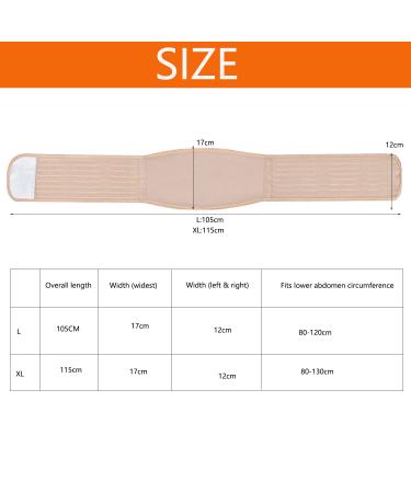 WANYI Maternity Support Belt - C-Section & Pregnancy Support for Back, Pelvic, and Hip Pain Relief - Grey (Size L) - Buy Online on SooperMarket.com