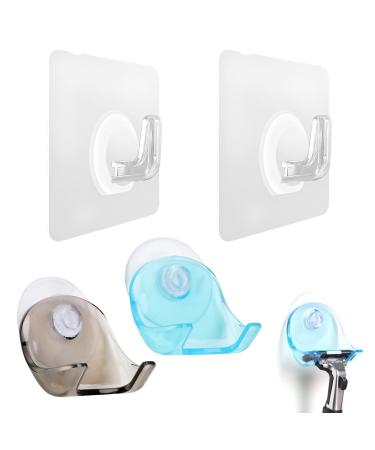 Suction cups razor suction cup razor suction cup bracket for razor shower suction cup 2 bracket for razor and 2 transparent adhesive hooks wall bracket for razor for bathrooms