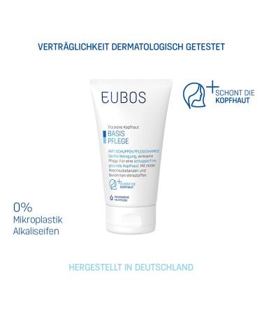 Eubos Anti-Shed Care Shampoo 150ml | For Scaly Dry & Irritated Scalp | Skin Tolerance Formula | International Shipping - Buy Online on SooperMarket.com