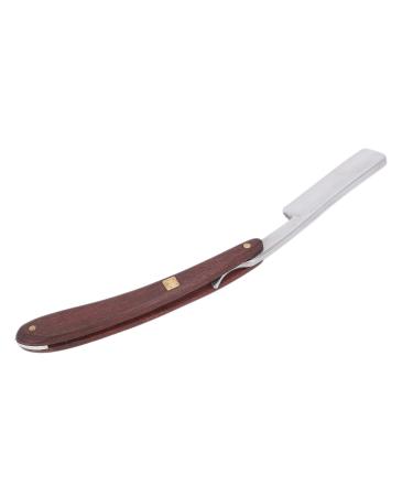 Razor Holder Folding Razor Blade Holder Folding Manual for Long-Term Use(Brown Blue)