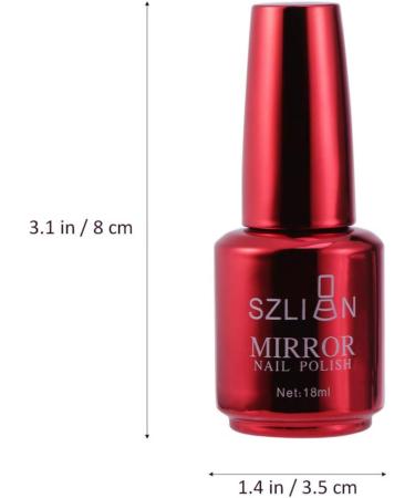 Minkissy 1pc Metallic Nail Polish Long Lasting Semi- Mirror Effect Nail Art Polish Shiny Metal Nail Polish (Wine Red) - Buy Online on SooperMarket.com