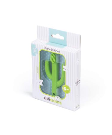 Giligums 58343 Cactus Teether Ring for Babies | 100% Food-Grade Silicone | BPA Free Baby Toothbrush & Dental Aid | Soft Teething Relief for 3 Months+ - Buy Online on SooperMarket.com