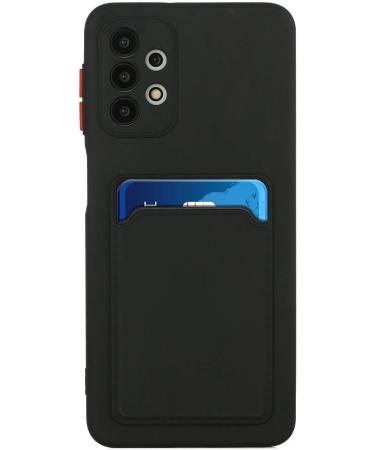 Tivenfezk Nadoli Ultra Thin Silicone Case for Samsung Galaxy A73 5G - Shockproof Scratch-Resistant Wallet TPU Cover with Credit Card Holder - Black Mobile Phone Case - Buy Online on SooperMarket.com