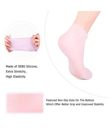Moisturizing Gel Socks for Dry Cracked Feet | KVMDAZ Soft Spa Socks - International Shipping Available - Buy Online on SooperMarket.com