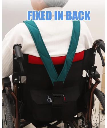 Wheelchair Safety Belt Adjustable Chest Cross Restraint Strap Accessories for Elderly and Disabled - Buy Online on SooperMarket.com