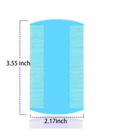 SKYPIA 4 Pack Double Sided Pet Combs for Grooming - Flea, Tick, Lice, Dandruff Removal - Fine Tooth Hair Combs for Cats, Dogs, Puppies - Buy Online on SooperMarket.com