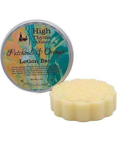 All-Natural Patchouli & Orange Lotion Bar | Waterless Moisturizing Beeswax Lotion for Dry Skin | Eco-Friendly Travel Massage Bar - Buy Online on SooperMarket.com