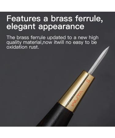 WUTA Diamond Stitching Awl with Ebony Blackwood Handle - Leather Craft Sewing Tool DIY Stitcher Taper 3mm - Handmade Sewing Kit (1pc) - Buy Online on SooperMarket.com