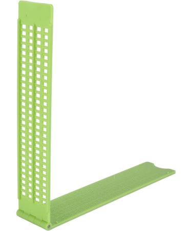 CAIONPLE 4 Lines 28 Cells Braille Slate - Plastic Braille Writing Kit in Green for Accessible Learning - Buy Online on SooperMarket.com