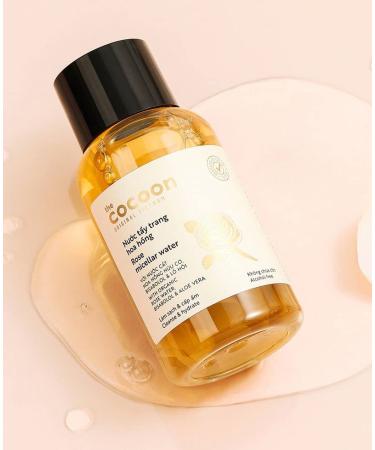 Cocoon Rose Micellar Water | Organic Hydrating Makeup Remover for Dry & Normal Skin | 4.73 fl oz - Shop Now - Buy Online on SooperMarket.com