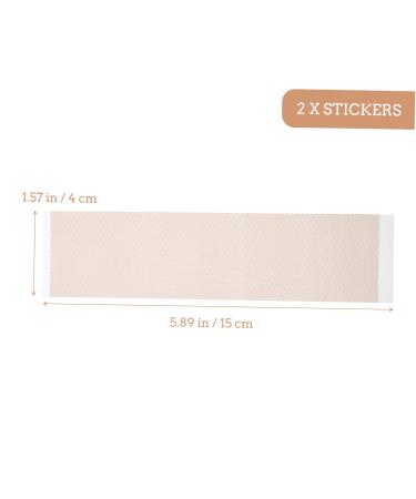 2pcs Waterproof Silica Gel Scar Repair Tape | Silicone Scar Strips Patch Bandages for Body | Nursing Stickers for Scar Management - Buy Online on SooperMarket.com