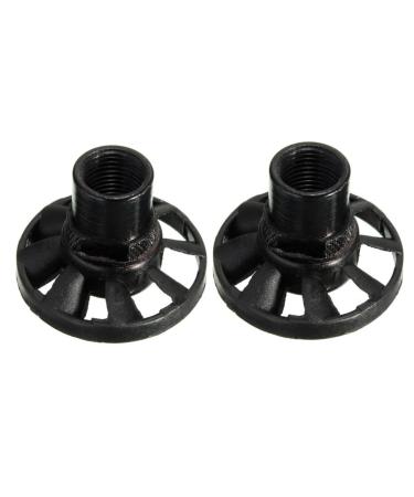 MUSISALY 2pcs Electric Grinding Chuck Door Knob Protector Blower Attachment Nut Grinder Black Plastic