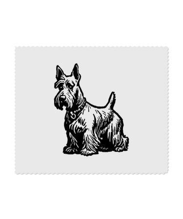 2 x Microfiber Cleaning Cloths "Scottish Terrier Dog" (LC00026521)