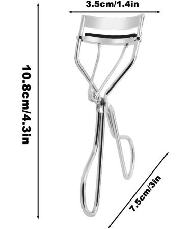 Teksome Eyelash Curler | Handheld Eye Lash Curler | Padded Handle Curler Just Dramatically Curled Eyelashes for Lash Lift in Seconds for Long Lasting Chrome-pvc Box - Buy Online on SooperMarket.com