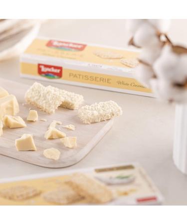 Loacker Patisserie White Coconut Wafers - Delicious White Chocolate Wafers With Coconut Cream - Mouth-Filling Consistency - Sweet Gift for Everyone - 12 x 100 grams - Buy Online on SooperMarket.com