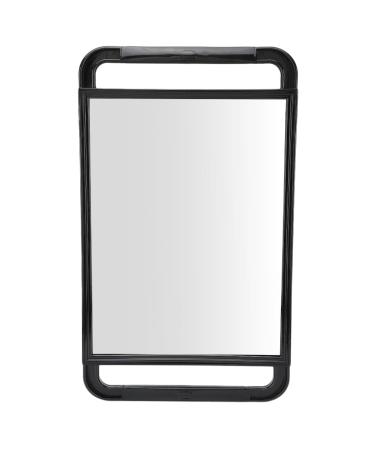 Astibym barber mirror mirror hand 42 25 3 double handle mirror large rectangle makeup barber hair handheld back mirror salon hairdressing accessories