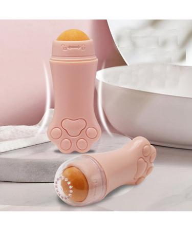 Widybord Natural Volcanic Roller Oil Control Rolling Stone Face Cleansing Oil Absorption Roller Ball Pink - Buy Online on SooperMarket.com