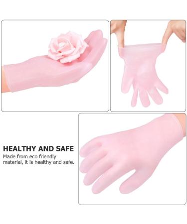 Healeved 2 Pairs Whitening Moisturizing Gloves Moisturizing Gel Gloves Healing Gloves for Dry Cracked Anti-Dry Gloves Moisturizing Hand Gloves Sokcs Pink Miss Sock Sun Protection Sebs - Buy Online on SooperMarket.com