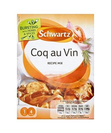 Schwartz Coq Au Vin Authentic Mix 35g (Pack of 4)