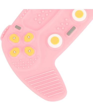 2er-Pack Silicone Baby Bite Rings - Educational Chew Sensory Toys in Pink for Teething & Play - Buy Online on SooperMarket.com