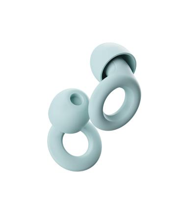 Loop Quiet - earplugs for sleeping - soft reusable silicone hearing protection + 8 attachments in XS/M/L - noise reduction at SNR 24DB & NRR 14 - also for travel & concentration - MINT