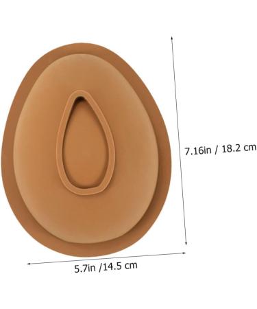 CIYODO Egg Silicone Mold Silicone Molds Silicone Dessert Molds Silicone Chocolate Mold 3D Egg Shape Soap 18.2X14.5X5.8CM Coffee - Buy Online on SooperMarket.com