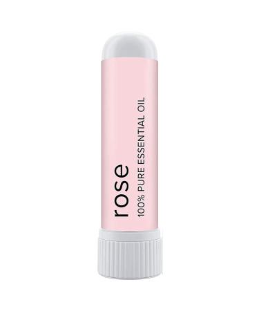 MOXE Rose Essential Oil Nasal Inhaler Therapeutic No-Mess Aromatherapy Naturally Calming Relaxation Mood Elevating Pure and Natural Made in USA (1 Pack)