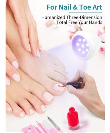 Lionvison 36W Mini UV Nail Lamp with 360 Rotation & Nail Accessories Storage - Buy Online on SooperMarket.com