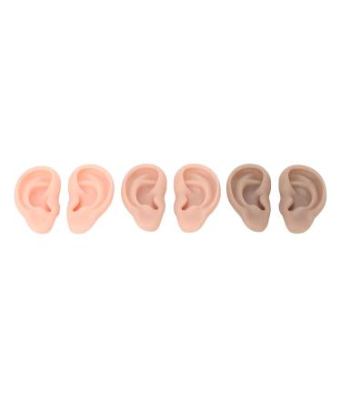 Simulated Ear Model Set - 3 Pairs, 3 Colors, Reusable & Easy to Use for Home - Buy Online on SooperMarket.com