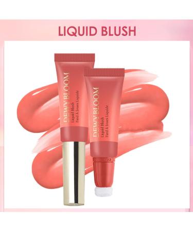 Soft Cream Liquid Blush Beauty Wand - Natural Cheek Tint with Cushion Applicator - Long-Wearing Dewy Finish (102 Serenade - Buy Online on SooperMarket.com
