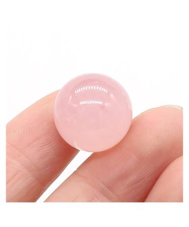 Natural Crystal Rough 16mm Round Natural Crystal Quartz Transfer Ball Polished Gemstone Beads Specimen DIY Jewelry Home Natural Stone (Color : 15 Size : 1PC)