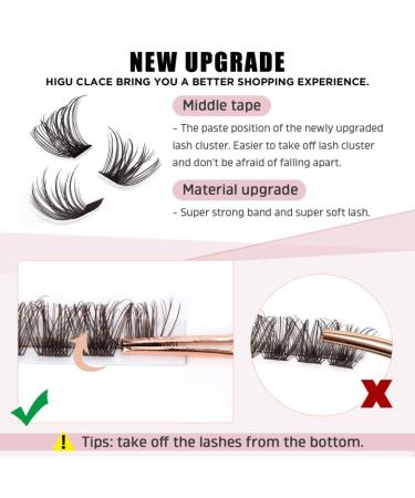 Colored Lash Clusters DIY Eyelash Extensions - 72 C/D Curl Individual Lashes in Brown, Blue, Purple, Green, Red - Thin Band DIT at Home - Volume Mix Color-D 16mm - Buy Online on SooperMarket.com